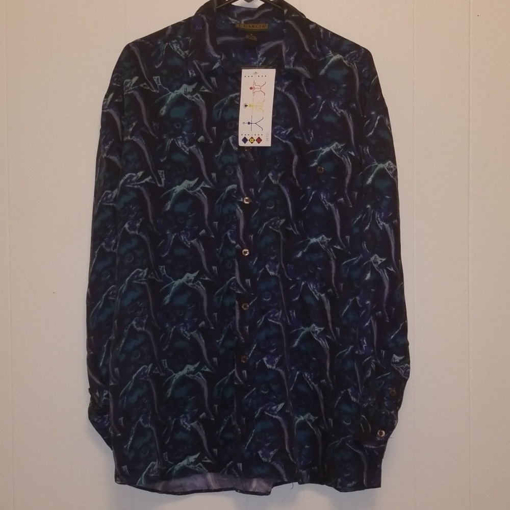 Silk Jerry Garcia Casual Shirt